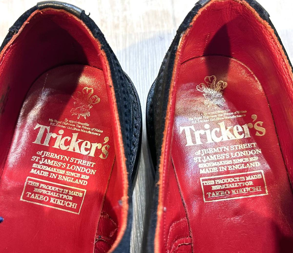 Tricker's トリッカーズ × TAKEO KIKUCHI タケオキクチ◆27cm 9◆カントリーシューズ ウイングチップ ダービーシューズ 革靴 本革 メンズ_画像9