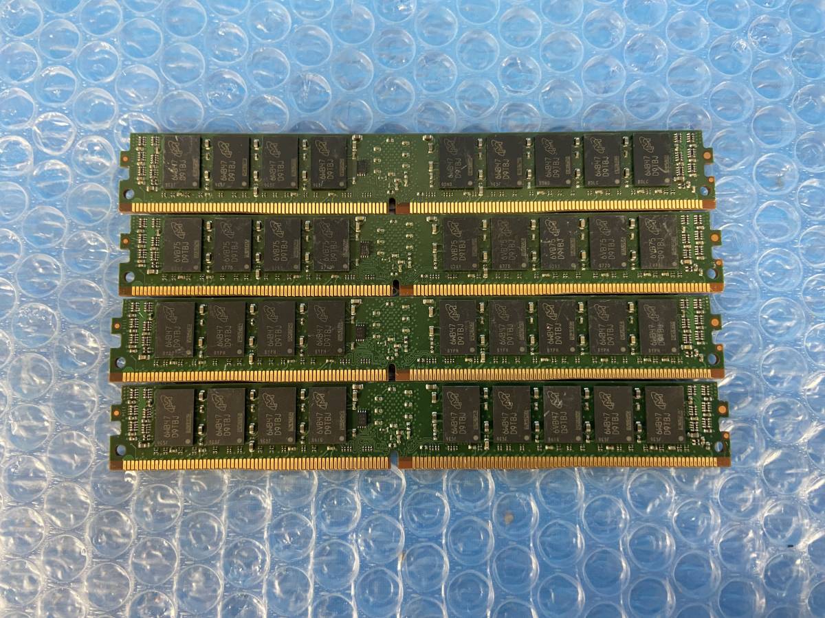[CK20583] Micron 16GB 1RX4 PC4-2400T-RF1-11 メモリ 4枚セット 動作保証_画像4