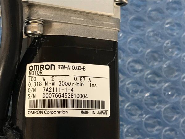 [CK18329] OMRON オムロン R7M-A10030-B MOTOR THK VLA-CT-45-06-0200 リニアアクチュエーター 動作保証_画像5