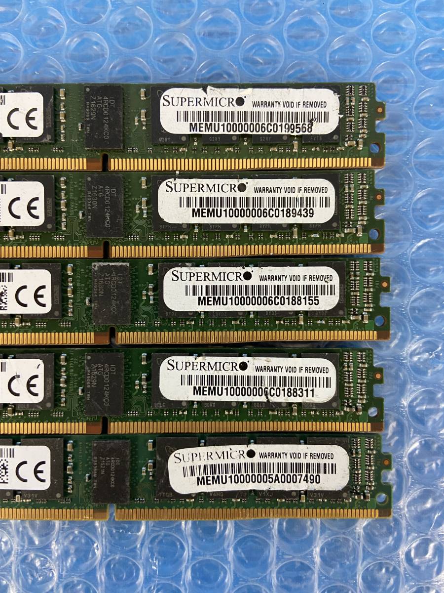 [CK20572] Micron 16GB 1RX4 PC4-2400T-RF1-11 メモリ 10枚セット 動作保証_画像5