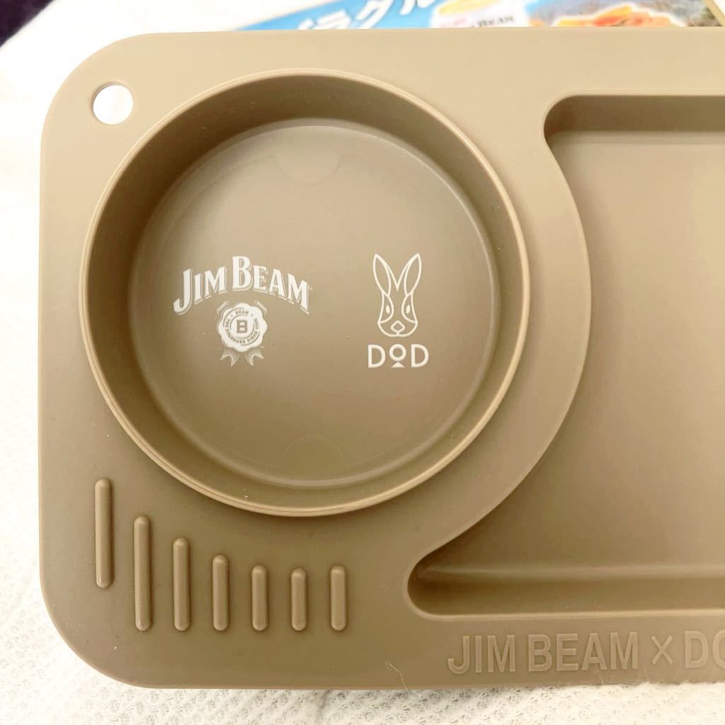 j18)サントリー ジムジーム DOD アオゾラグルメしよっ！ コラボ ワンプレート タン アオゾラカンプレート JIM BEAM SUNTORY キャンプ_画像4