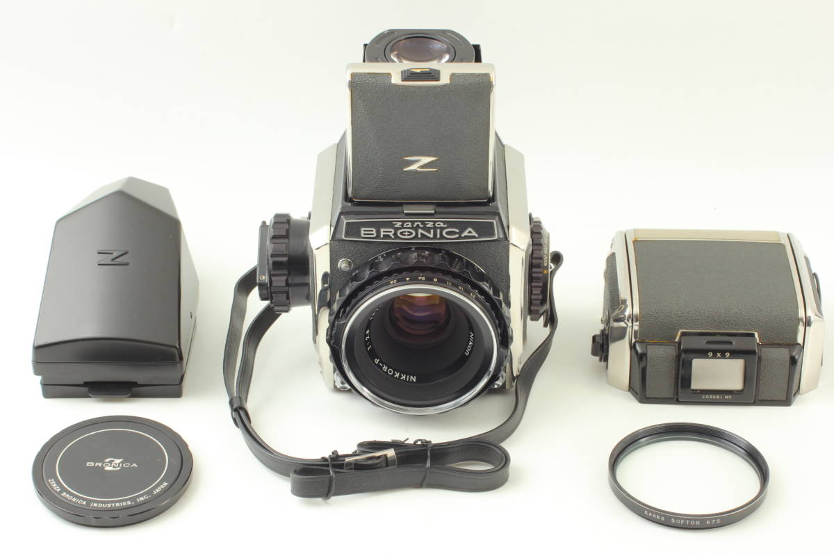 【1円スタート】美品・完動品 ZENZA BRONICA S2, NIKKOR-P F2.8 75mm ブロニカ 中判カメラ_画像2