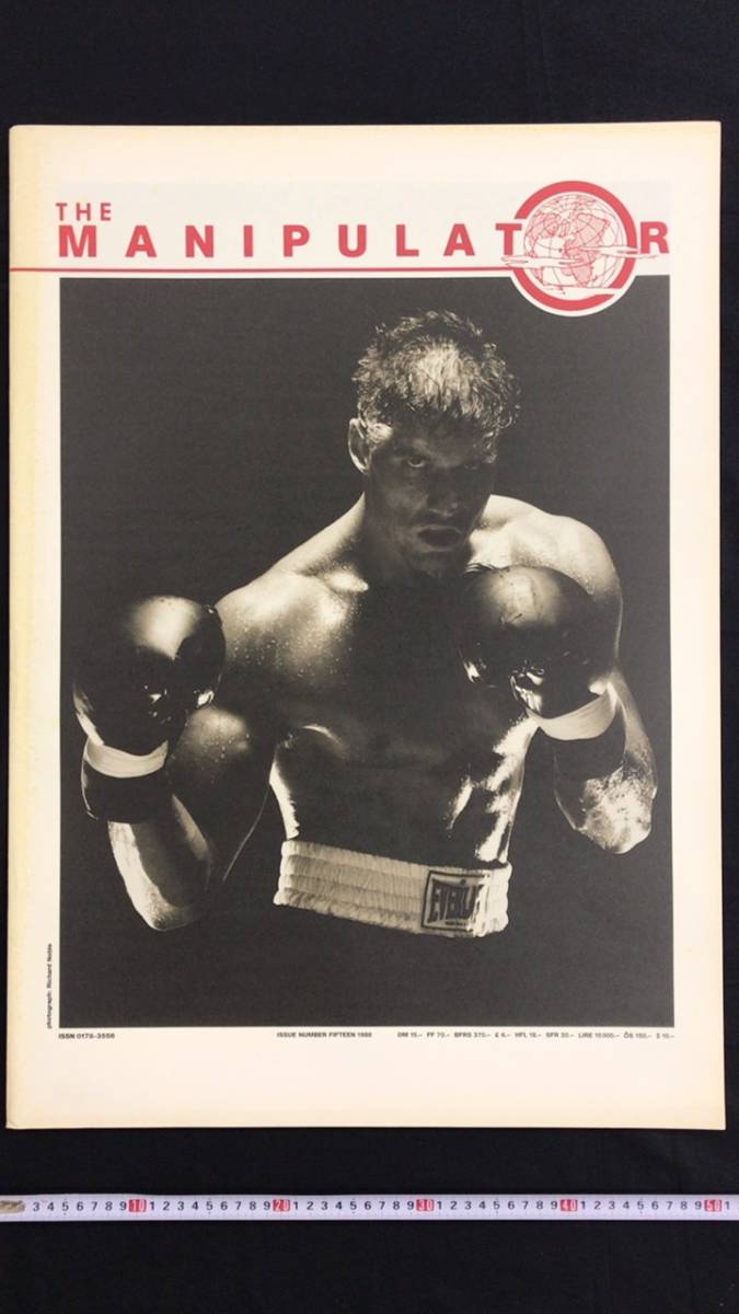【新作入荷!!】 MANIPULATOR/マニピュレーター】ISSUE G日【THE No.15/1988●Wilhelm Colby●検)ドイツ洋書ファッション写真デザインアート Moser/David 外国語雑誌