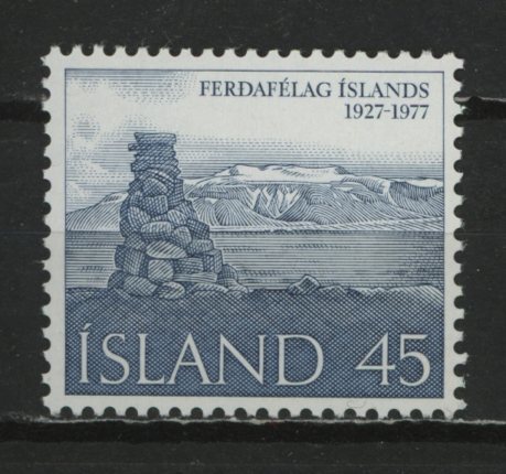∞アイスランド　1977年　旅行クラブ50年　SC#503　未使用NH　1種完_画像1