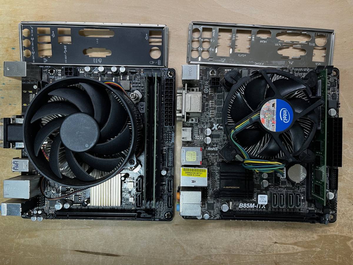 B85M-ITX と H110I-PLUS D3-MS CPU＋メモリ_画像1