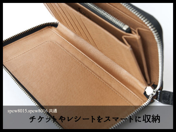 スーパーSALE★GODANE ゴダン カイマンクロコワニ革 ラウンドジッパー 長財布 8016cpBK_画像4