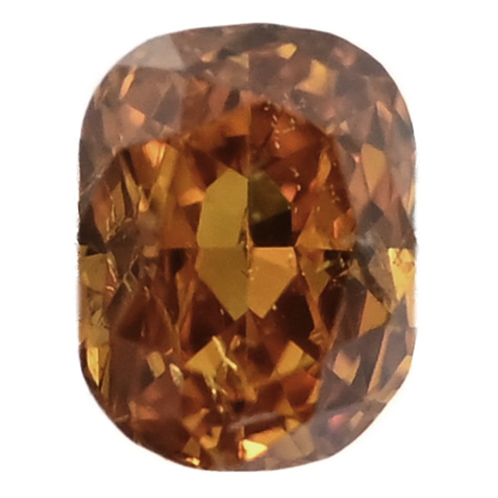 ジュエリールース・ファンシーカラー・FANCY DEEP YELLOWISH ORANGE ダイヤモンドルース/Diamond/0.061ct/オレンジ 翌日配送可■507502