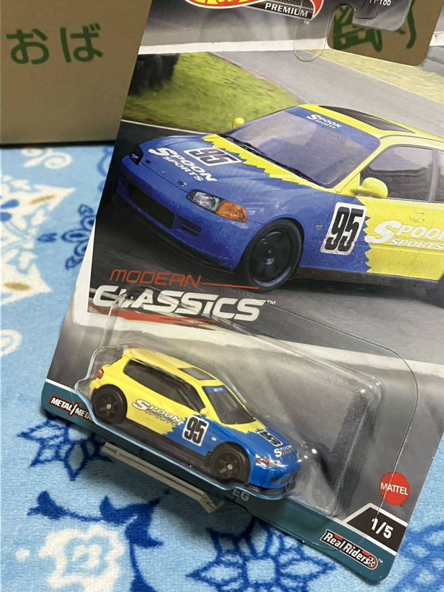 ■ホットウィール■ホンダ シビック EG6（カーカルチャー モダン・クラシックス）Honda CIVIC EG SPOON Hotwheels スプーン_画像3