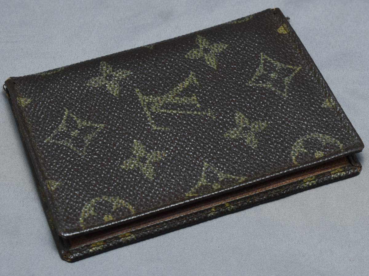 ▲☆【Louis Vuitton】ルイヴィトン モノグラム カードケース 定期入れ 廃盤品★△