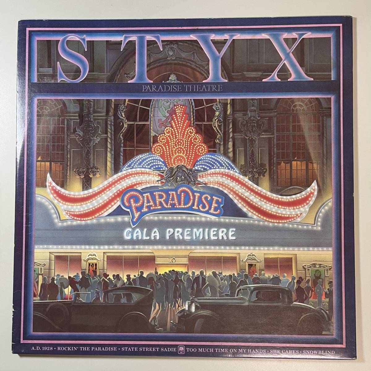 43434★美盤【US盤】 Styx / Paradise Theater ※レーザーエッチング仕様 ※STERLING刻印有_画像1