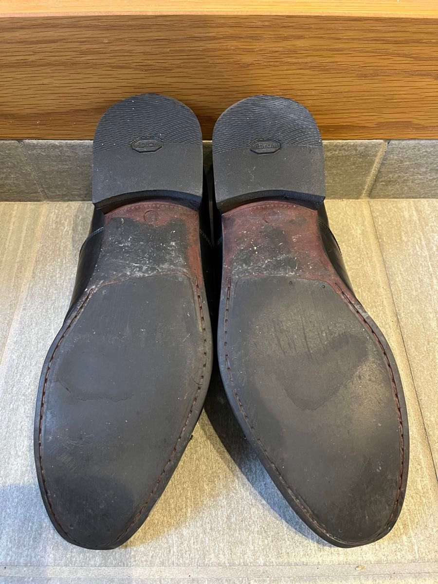 【最終　4月末で処分】革靴　タケオキクチ　TAKEO KIKUCHI  ビジネスシューズ　 ブラック　26.0〜26.5