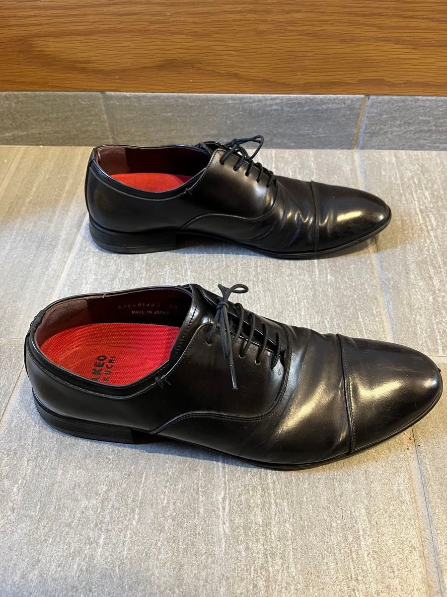 【最終　4月末で処分】革靴　タケオキクチ　TAKEO KIKUCHI  ビジネスシューズ　 ブラック　26.0〜26.5