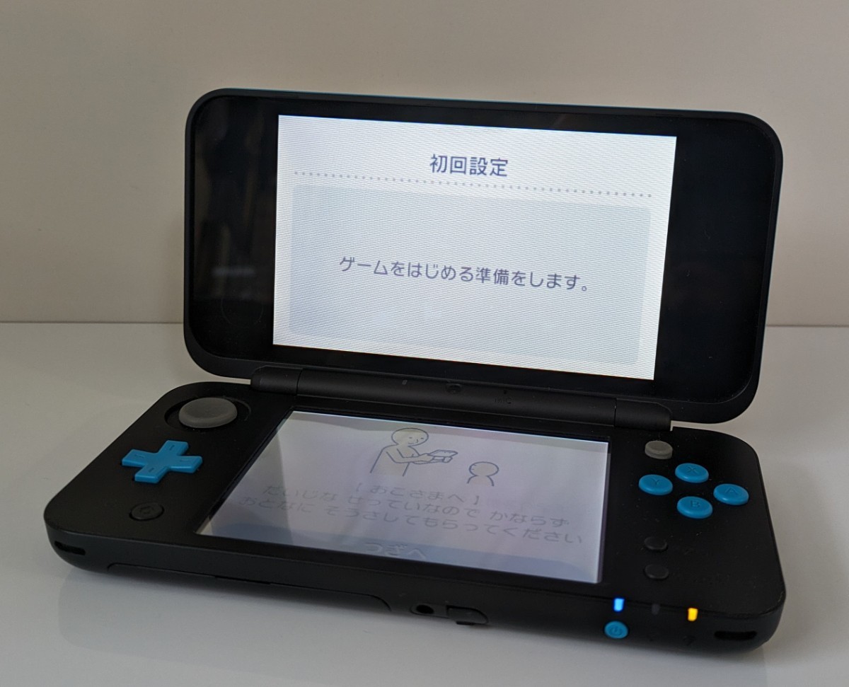 送料ニンテンドー任天堂Nintendo動作品New 2DS LLブラック×ターコイズ黒/青ゲーム機ペン初期化済ソフト付SDカード付/即決あり_人気モデルになります。