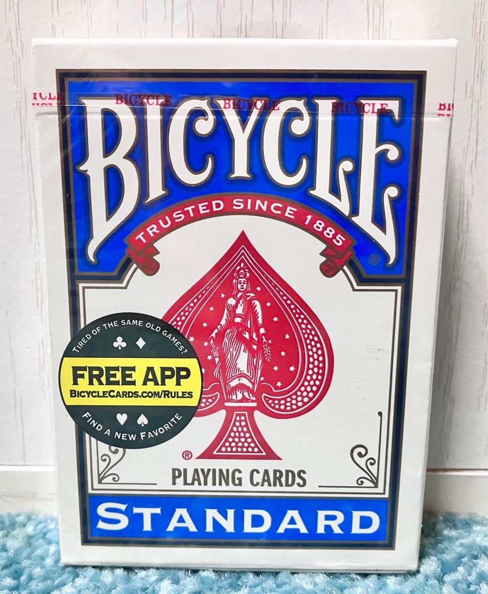 BICYCLE バイスクル 808 ライダーバック STANDARD トランプ 青 ポーカーサイズ 未開封品 マジック 手品