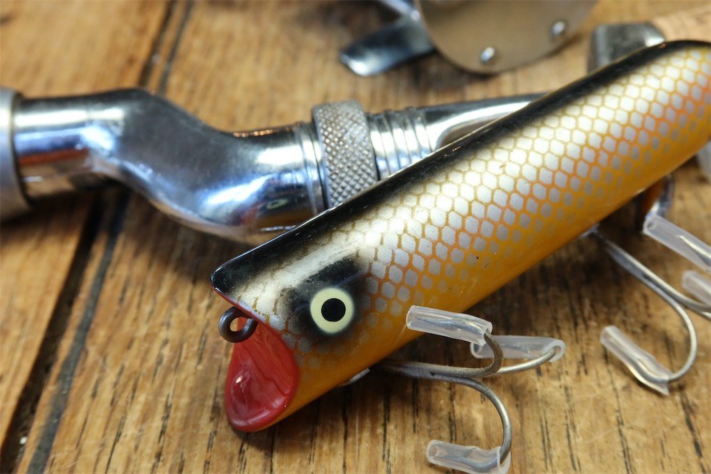 1950年代頃 HEDDON LUCKY 13 SPOOK オールドヘドン ラッキー13 スプーク 検) 道楽 ハトリーズ BALSA50 ザウルス ABU 好きな 昭和釣り人に_画像1