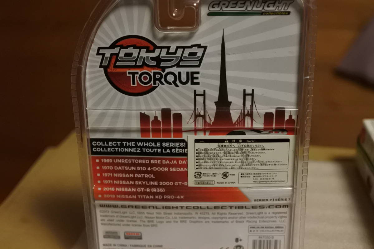 1/64 グリーンライト　TOKYO　TORQUE　1970　DATSUN　510　4ドアセダン　日本交通タクシー　未使用品_画像6