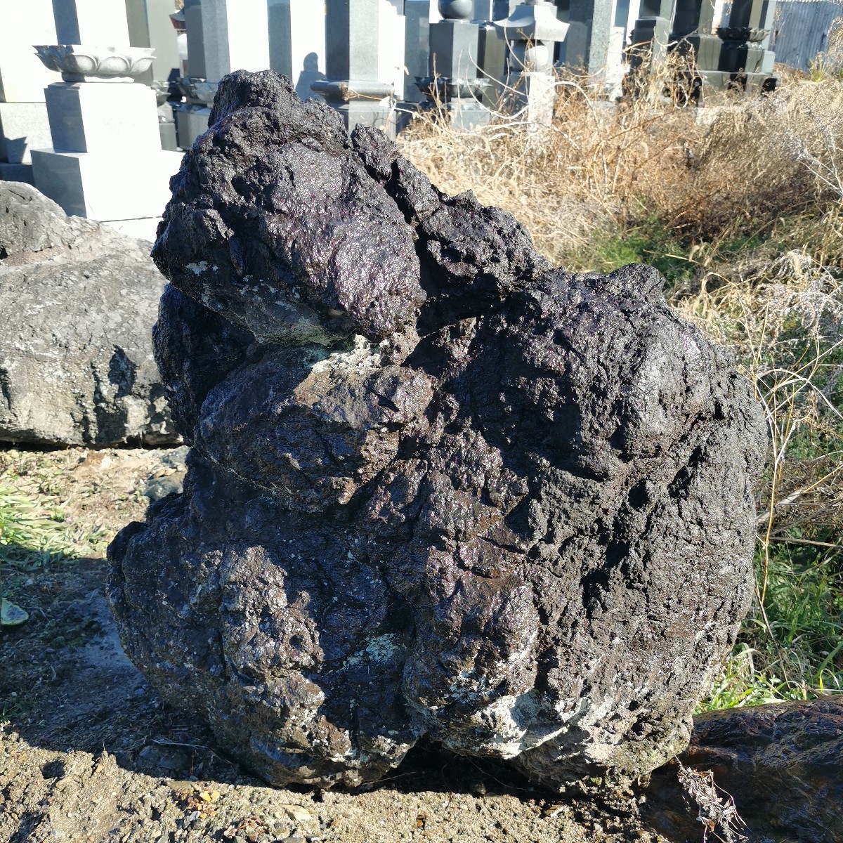 浅間溶岩石166キロ　庭石鑑賞石石盆石水石灯籠庭坪庭盆栽ガーデニング置物オブジェインテリア砂利蹲サボテンアガベ割栗石_画像6