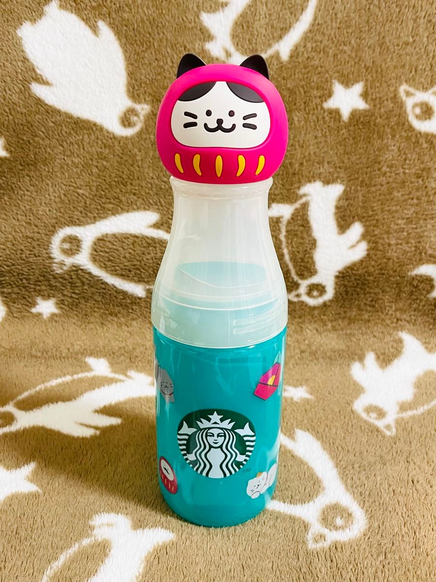 スタバ　サニーボトルまねきねこだるま500ml