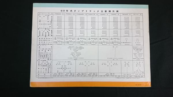 『ISUZU(イスズ) 60年式 ダンプトラック カタログ 昭和34(1959)年10月』TX542-D/TX-541-D/TX542W-D/TX541W-D/TS543-D/TS542-D/TW542-D_画像10