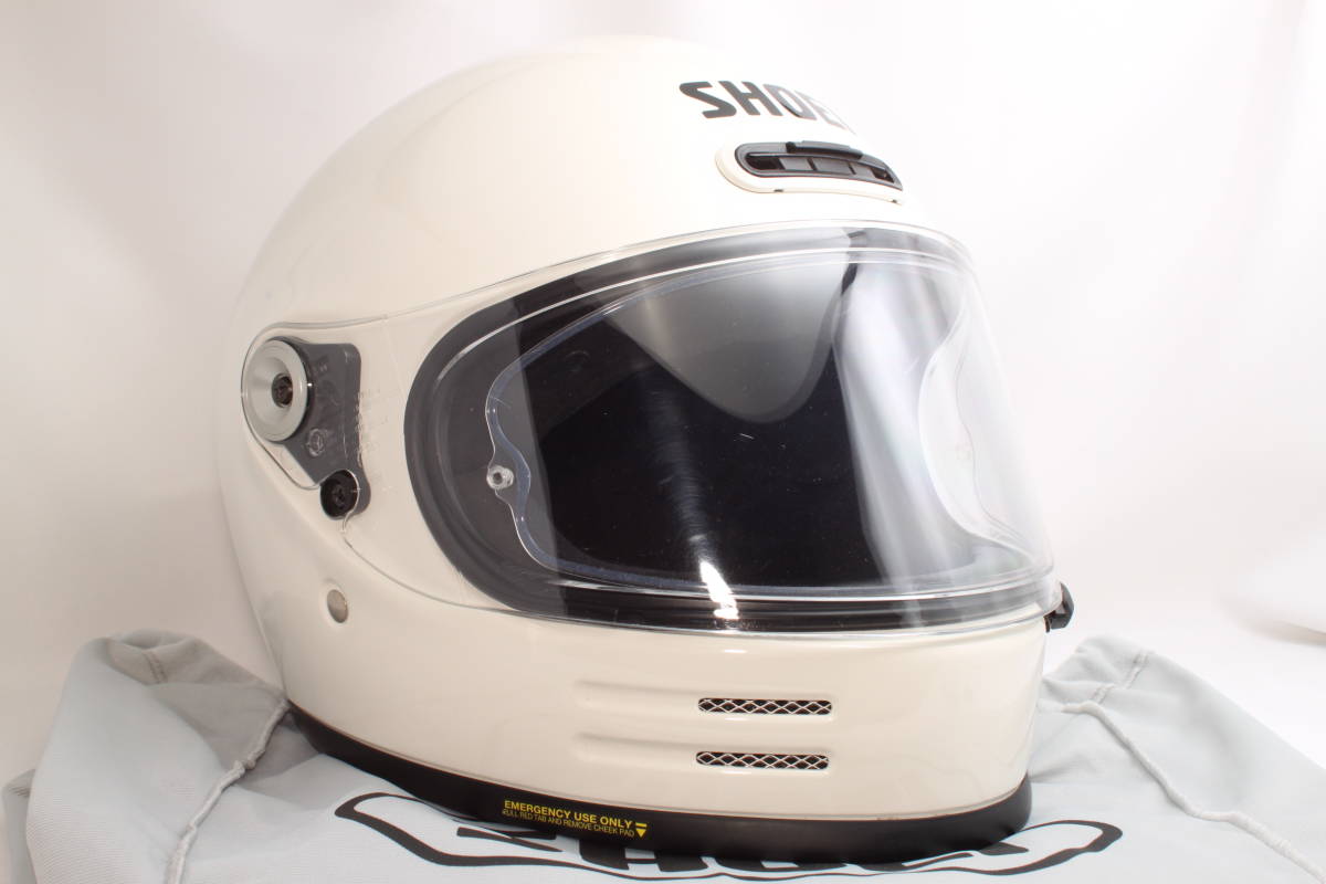★グラムスター ヘルメット サイズXL オフホワイト Glamster SHOEI メーカー価格:51,700円_画像2