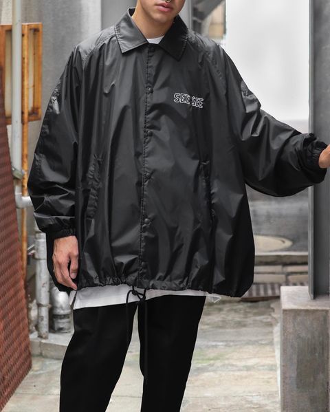 Yahoo!オークション - 【美品】 SEE SEE / 5XLコーチジャケット Yahoo!オークション - 【美品】 SEE SEE / 5XLコーチジャケット