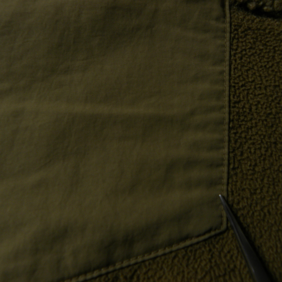 ユニクロ UNIQLO × Engineered Garments 22FW フリースコンビネーションジャケット 軽量 防寒 アウトドアに M ブラウンカーキ m0116-6_画像6