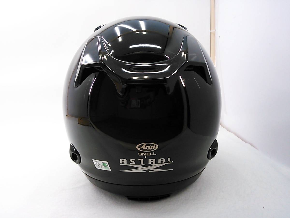 【送料無料】Arai アライ ASTRAL-X アストラルX グラスブラック XLサイズ プロシェードシステム付き フルフェイスヘルメット_画像3