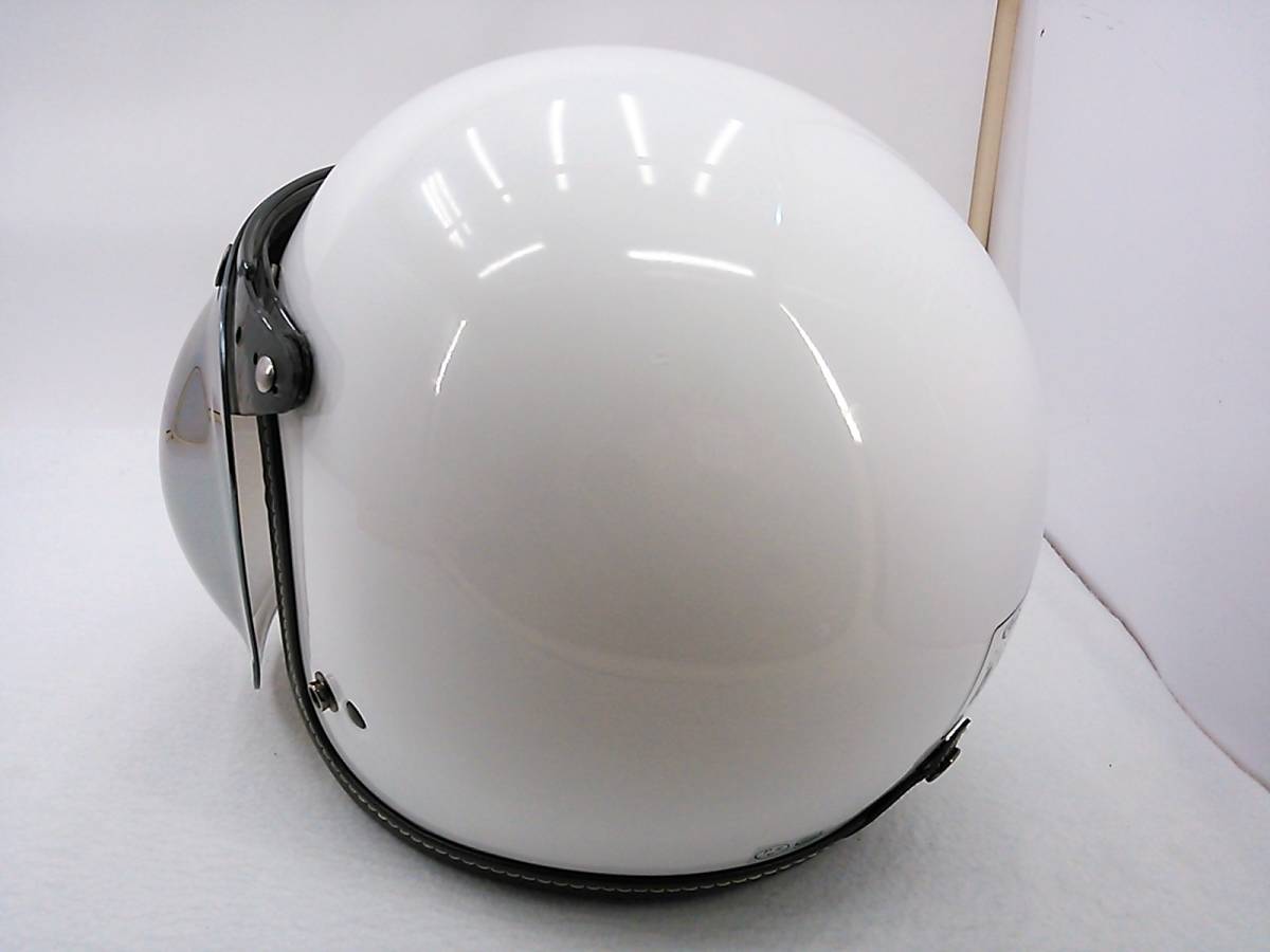 【送料無料】2021年製 Arai アライ CLASSIC AIR クラシックAIR ホワイト Lサイズ バブルミラーシールド付き ジェットヘルメット_画像2