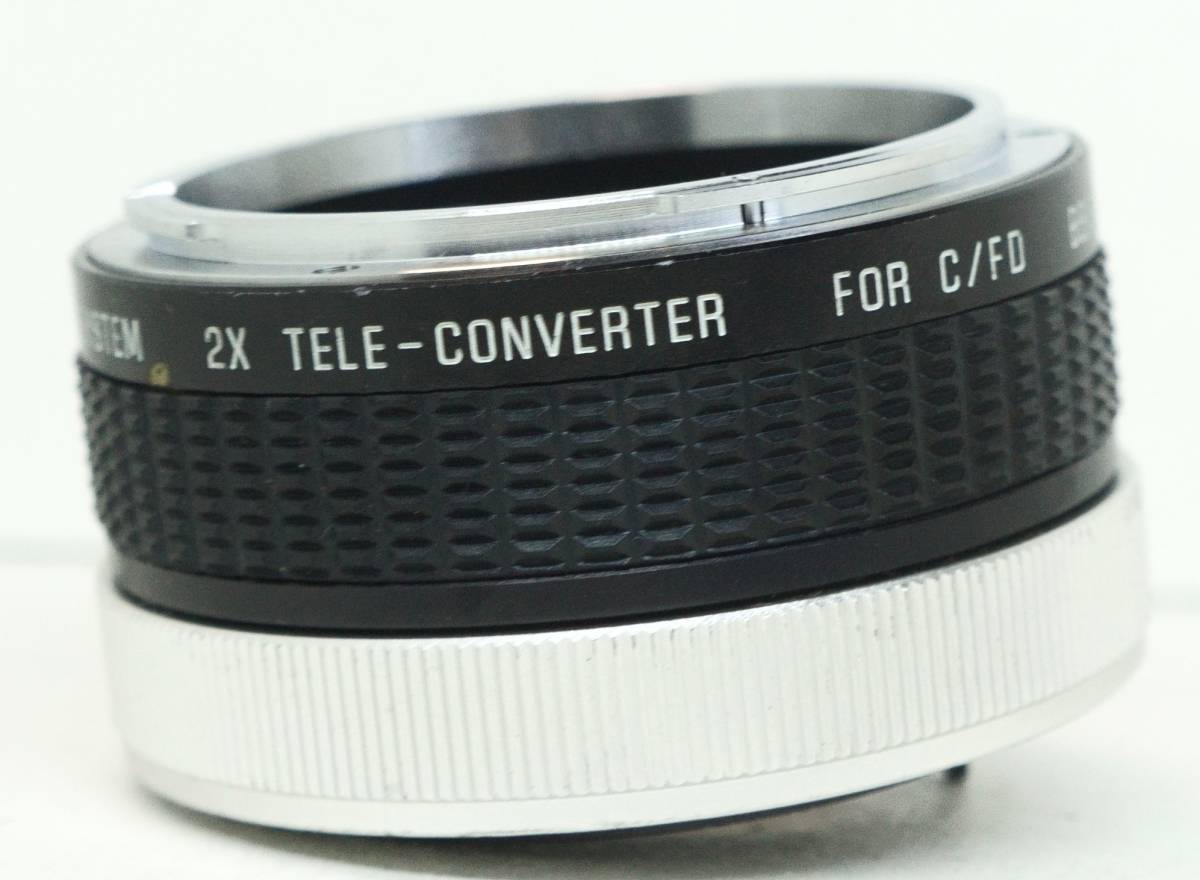  ☆光学良好・人気の望遠レンズ(2倍望遠)☆　キャノンFDマウント用　TAMRON SP F SYSTEM 2X TELE-CONVERTER FOR C/FD (I0004)_画像1