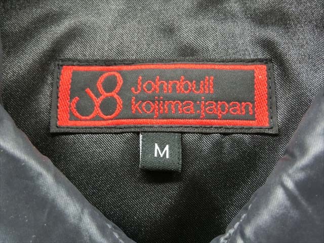 美品 ジョンブル JOHNBULL 中綿　ダウンシャツ　ウエスタンシャツ ダウンジャケット black M_画像5