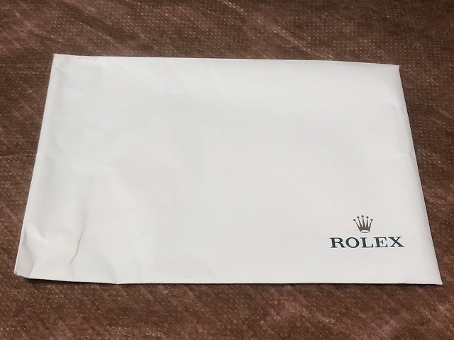 ロレックス デイトジャスト 16233 国際サービス保証書 U番 封筒 ギャランティ メンズ 正規品 時計 付属品 ROLEX 非売品 DATEJUST_画像4