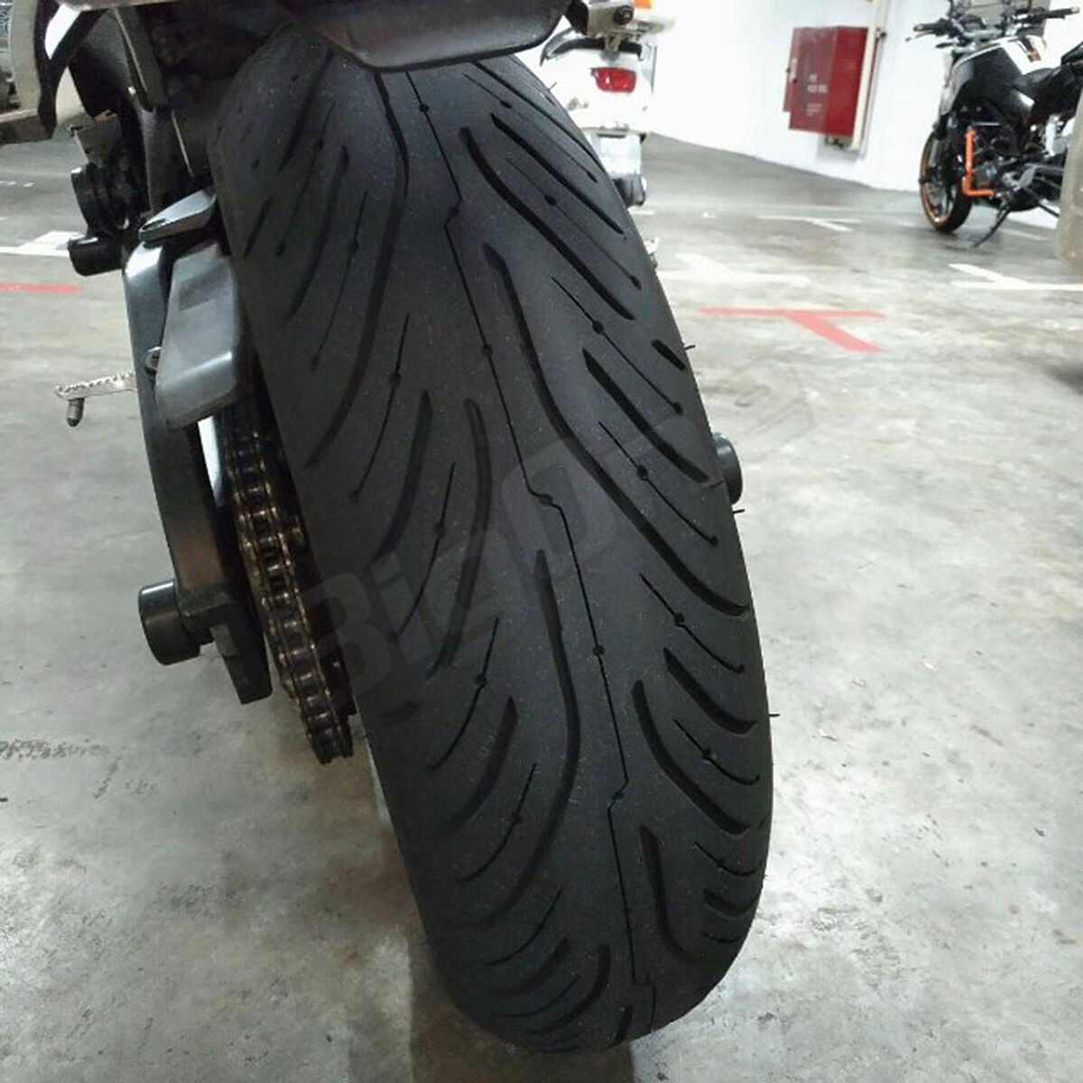 MICHELIN Pilot Road4 FZ1 Ninja1000 Z1000SX ニンジャ1000 ZX-10R ZX-9R GSX1400 GSX1300R GSX-R750 190/50ZR17 M/C 73W リア リヤ タイヤ_画像8