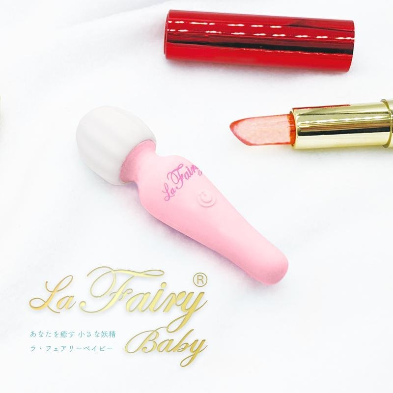 La Fairy Baby ラ・フェアリーベイビー/ピンク 電マ ハンディマッサージャー デンンマ ミニローター 新品未使用品。_画像7