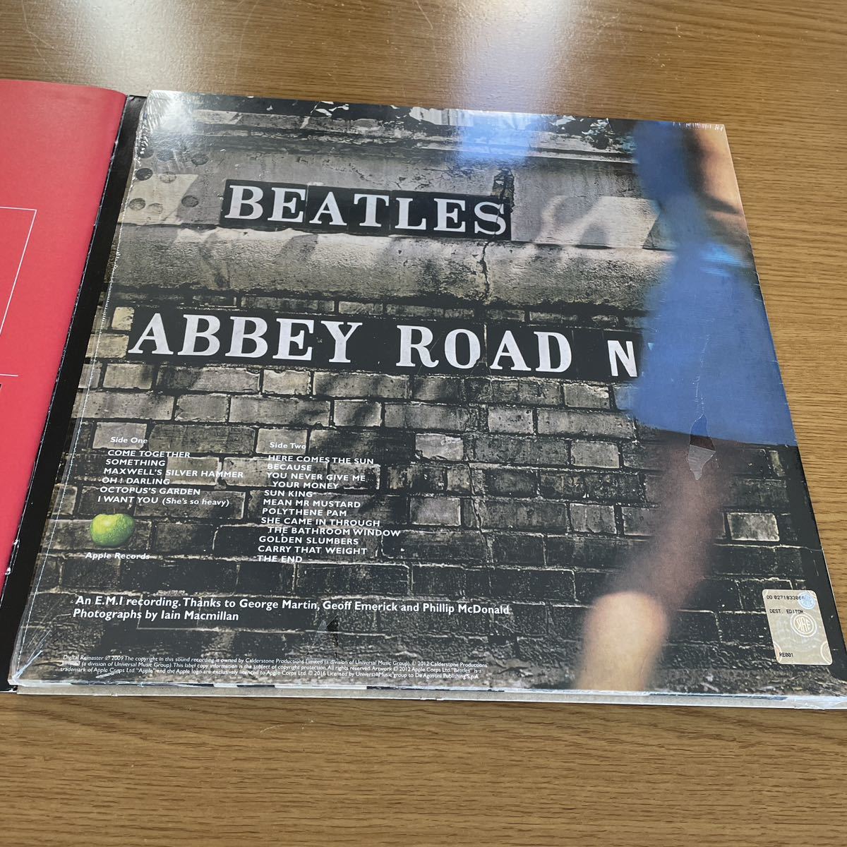 THE BEATLES Abbey Road 180g 重量盤 LP ★ ビートルズ アビイ ロード レコード ★ 冊子付の画像5