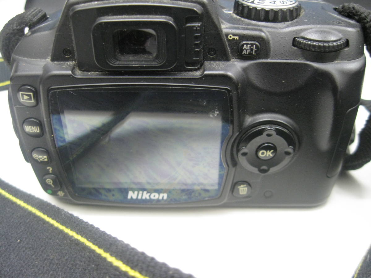 ジャンク 通電確認していません Nikon D40 ED18-55mm 1:3.5-5.6GII *35572_画像4