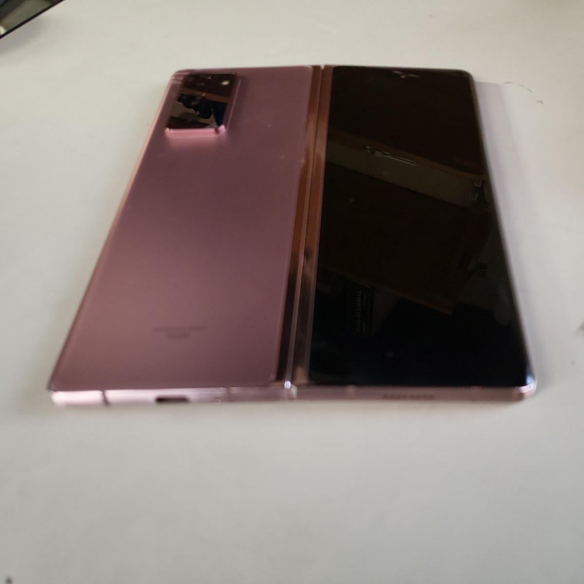 ジャンク au SCG05 SAMSUNG Galaxy Z Fold2 5G SIMロック解除不可_画像7
