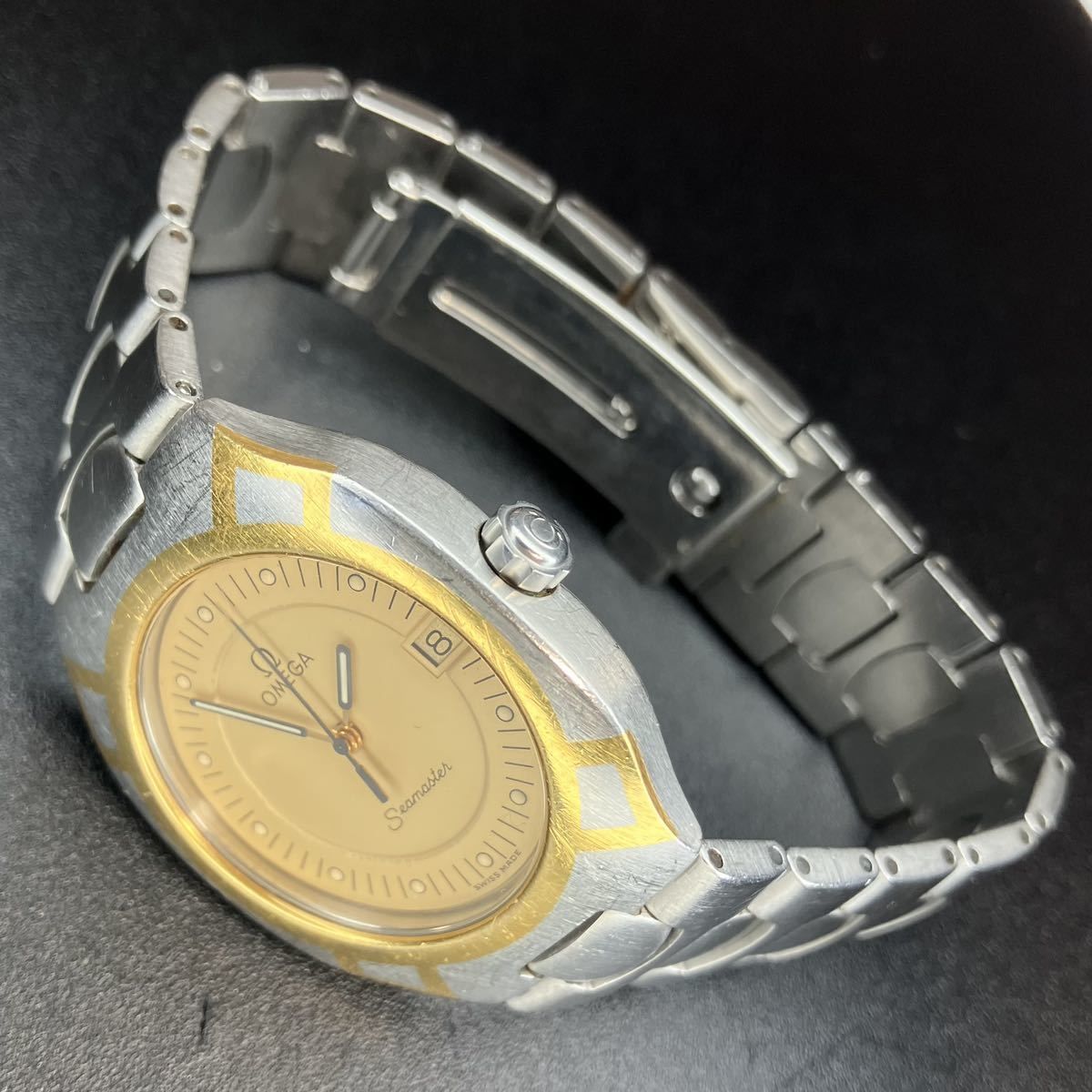 [ superior article moveable goods ] Omega men's wristwatch Seamaster Polaris men's lady's K18 regular goods Gold [2401Ss23]