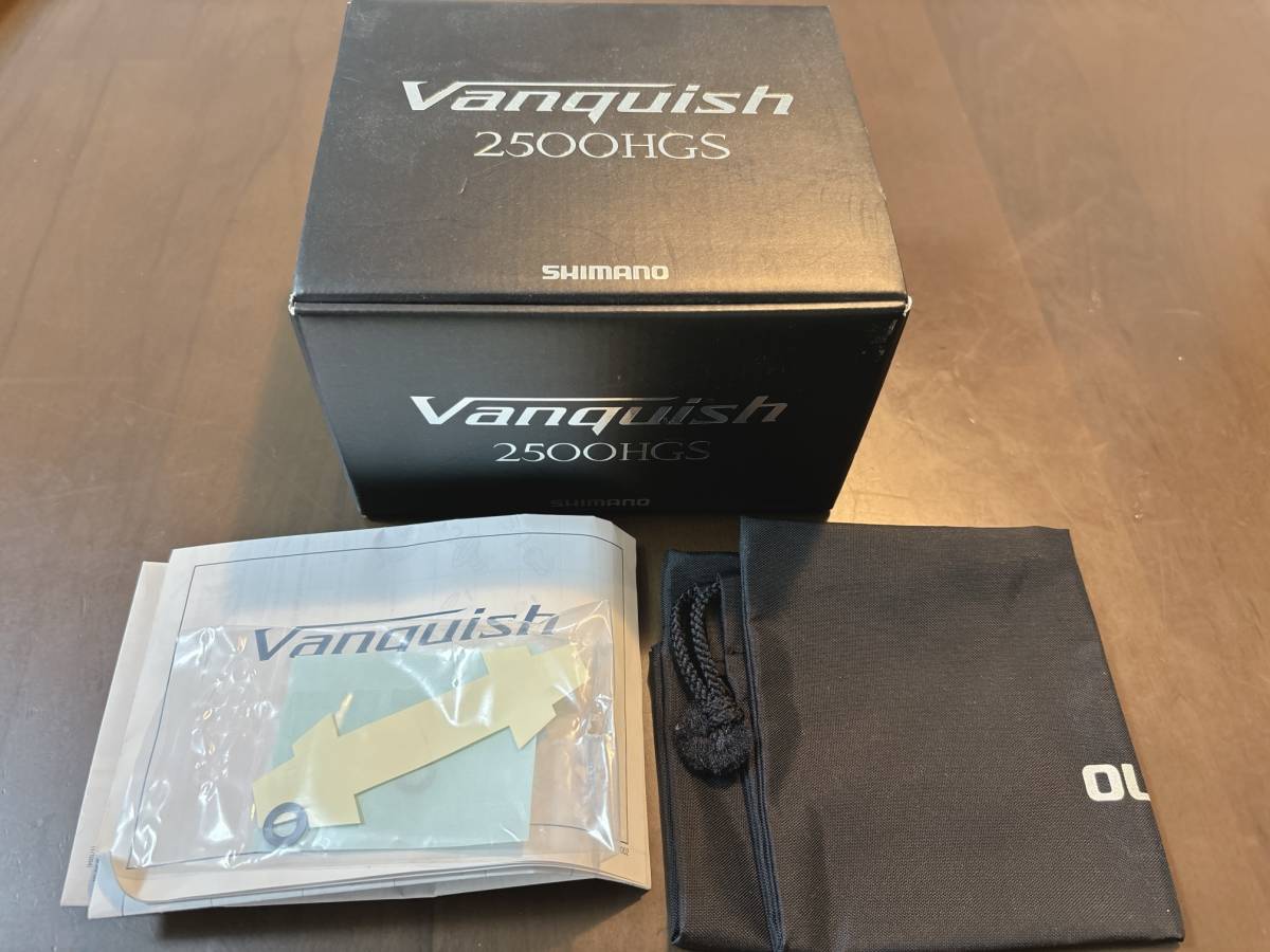 シマノ 16 ヴァンキッシュ 2500HGS 箱、付属品のみ SHIMANO 16 Vanquish スピニングリール 中古品_画像1