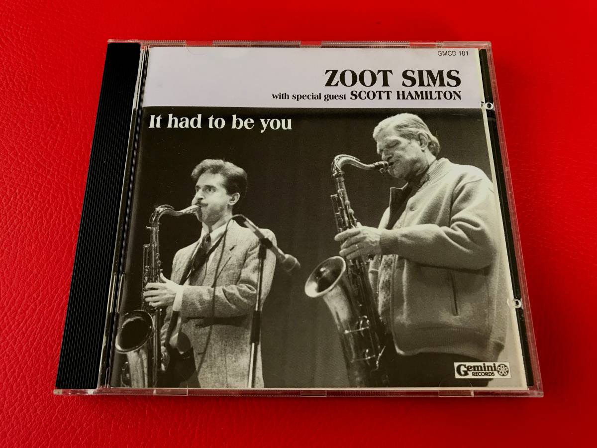 ◆ZOOT SIMS with special guest SCOTT HAMILTON(ズート・シムズ＆スコット・ハミルトン)/IT HAD TO BE YOU/輸入盤CD/GMCD101　 #L26YY1_画像1