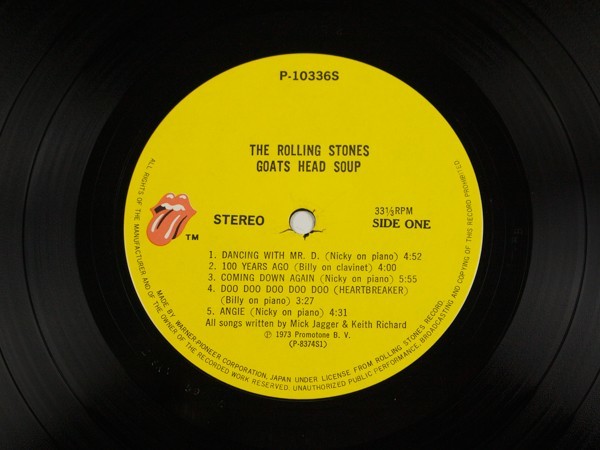 ◇◇ローリング・ストーンズ The Rolling Stones/山羊の頭のスープ Goats Head Soup/国内盤LP、P-10336S #L16YK2_画像3