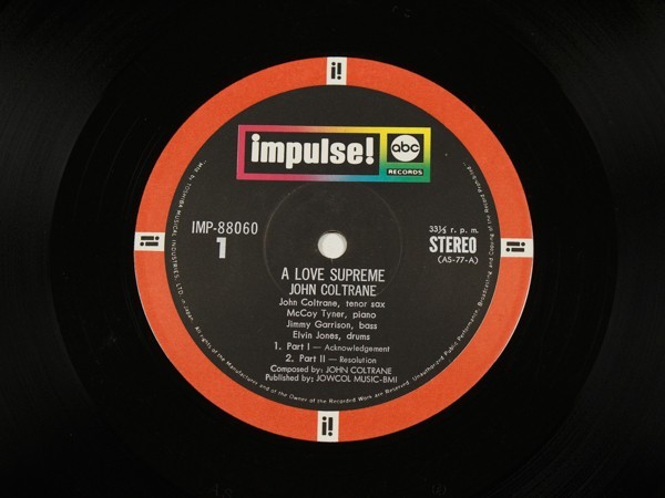 ◇◇ジョン・コルトレーン John Coltrane/至上の愛 A Love Supreme/国内盤LP、IMP-88060 #L24YK3_画像3