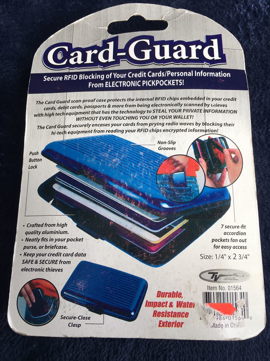 カードケース　US Card Guard US雑貨 アルミニウム　usdm_画像2