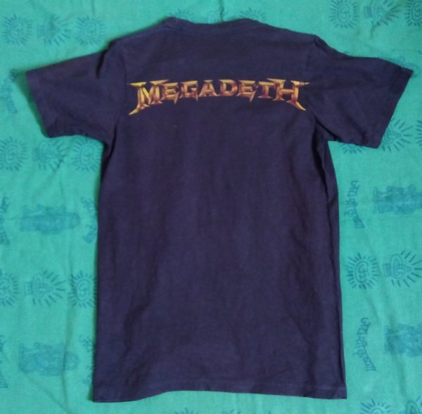 メガデス MEGADETH Tシャツ 黒 表記Sサイズ 薄手_画像3