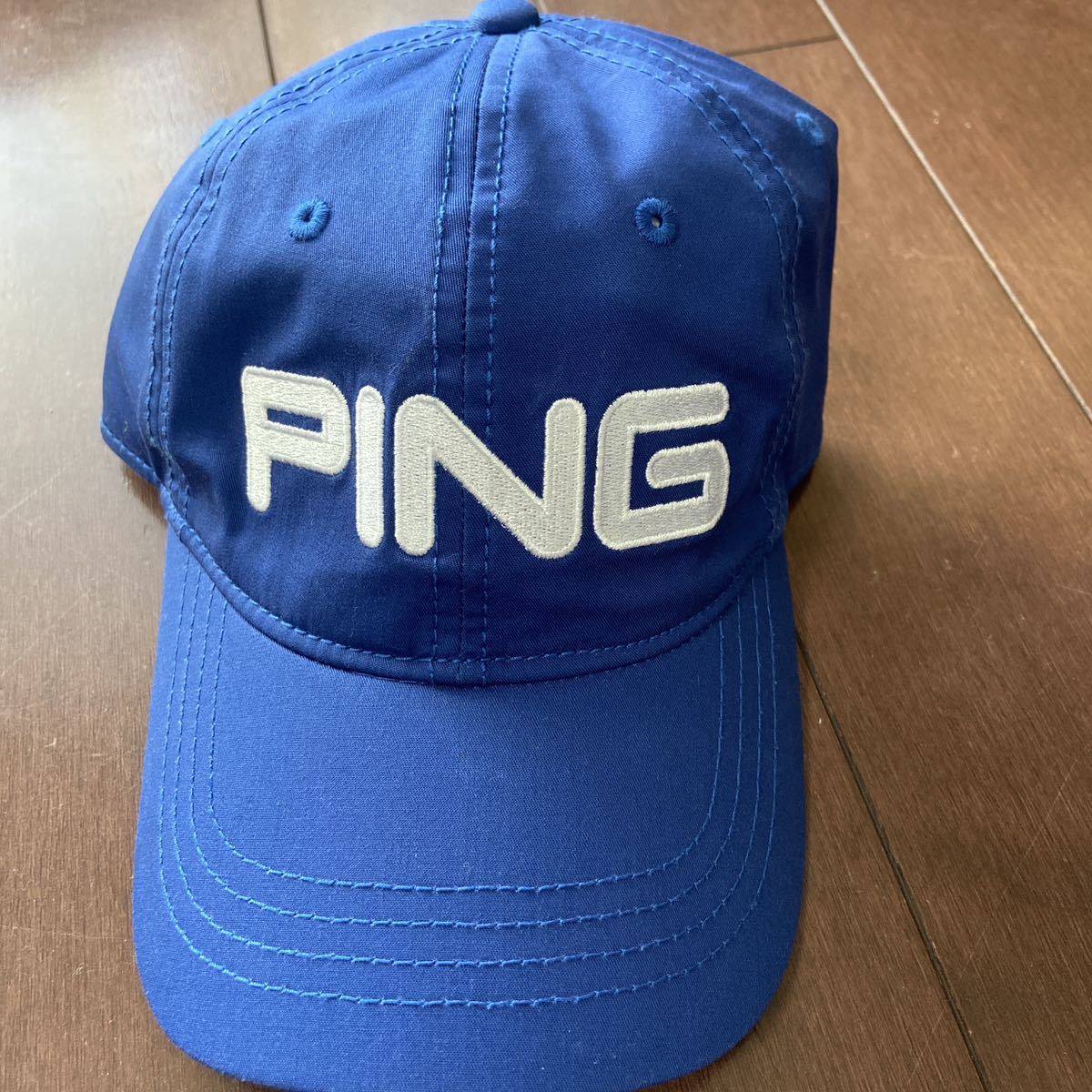 PING ゴルフキャップ（青・ブルー）未使用　タグ付き_画像1