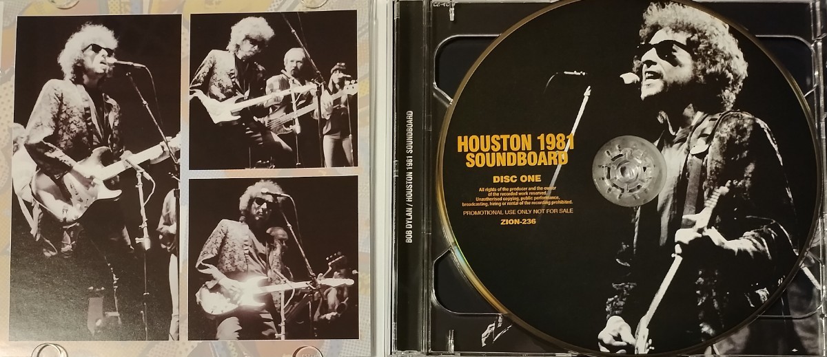 【送料ゼロ】Bob Dylan '81 Soundboard Live Live Houston USA ボブ・ディラン_画像2