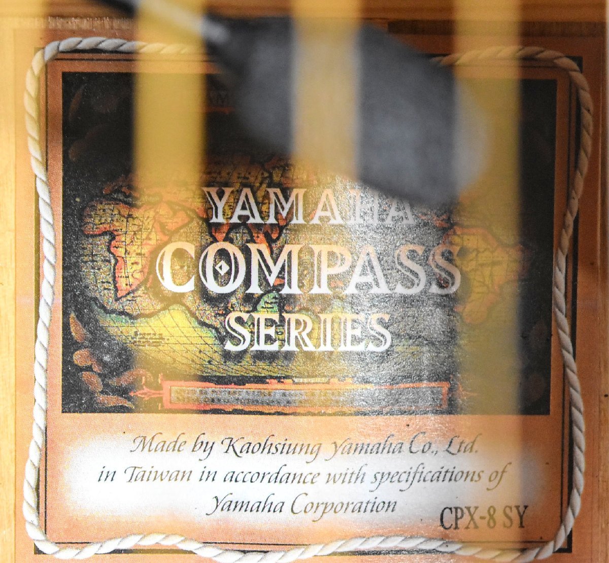 ☆動作品☆ YAMAHA (ヤマハ) エレアコ CPX-8 SY エレクトリックアコースティックギター ♪ハードケース付き♪ X17J1951_画像9