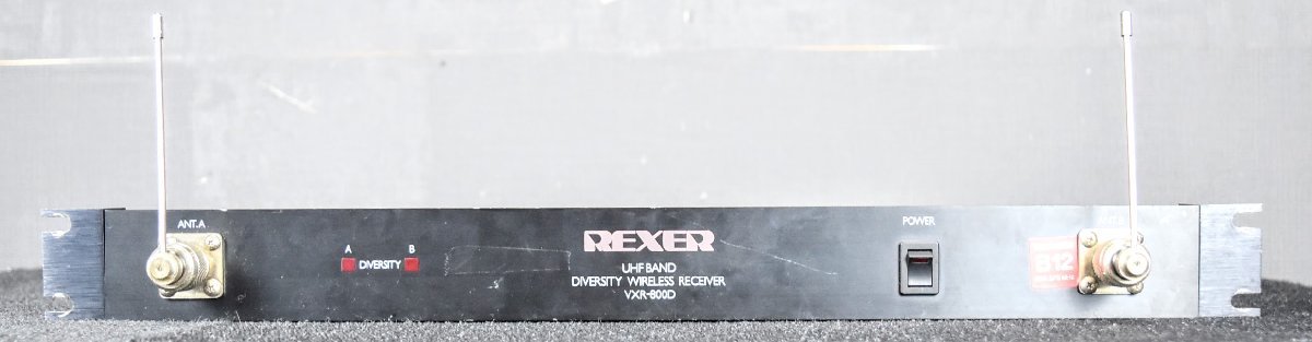 REXER (レクサー) ワイヤレスシステム VXR-800D ◇通電のみ確認◇ 13J1874_画像2