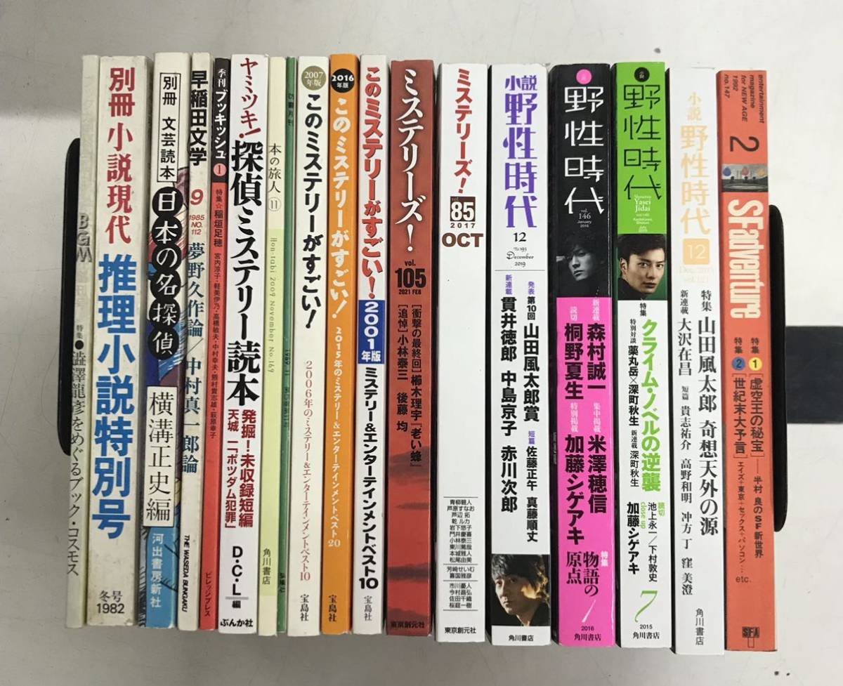 m0129-12.山田風太郎/このミス/名探偵/SF/小栗虫太郎/夢野久作/澁澤龍彦/稲垣足穂/ホラー/クライム/野生時代/推理小説/横溝正史/雑誌 古本の画像1