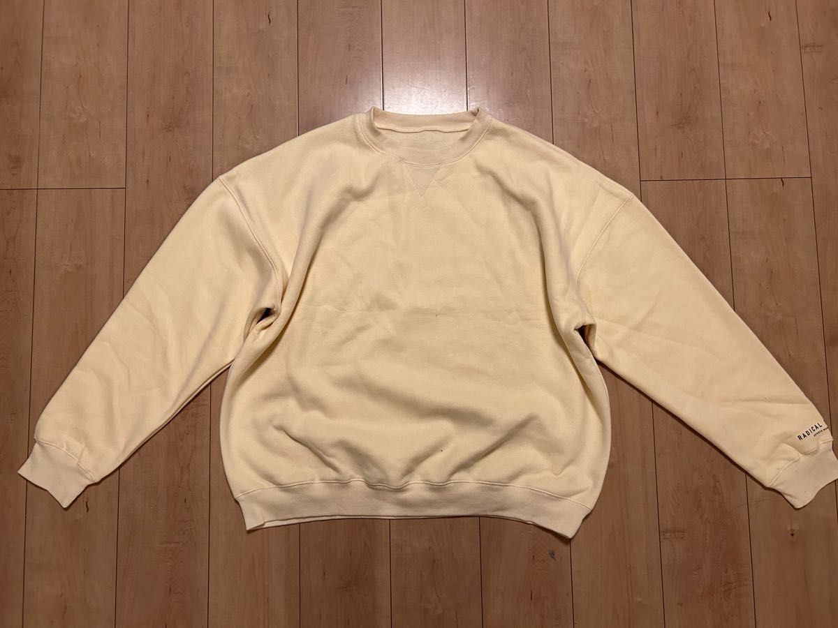 STOICER Back Logo Sweat Cream スウェットトレーナー