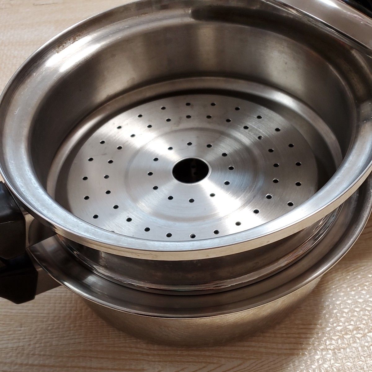 JUKI CookBest T304 S S 片手鍋と蒸し器 4点セット IH対応 JUKI CookBest T304 S S 片手鍋と蒸し器 4点セット IH対応